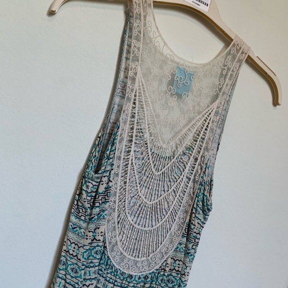 Tribal Tank with Lace back detail - Picture 2 of 3